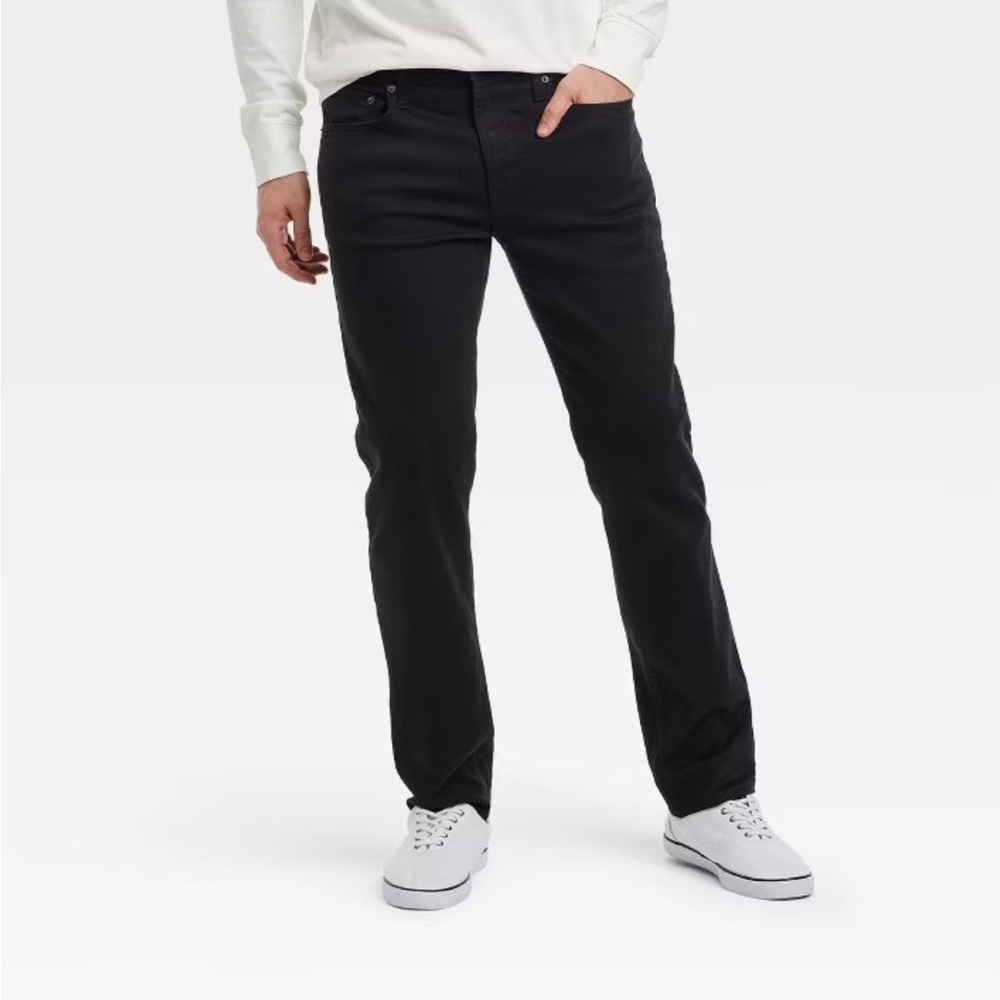 Classic Black Slim Fit Jeans for Men